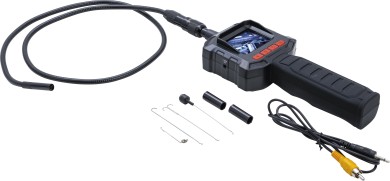 Endoskop-farvekamera m. TFT-monitor | Kamerahoved Ø 8 mm 