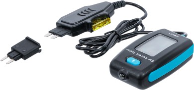 Digitální ampérmetr pro měření v pojistkové skříni automobilu 