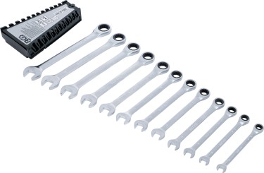 Serie di chiavi combinate a cricchetto | 8 - 19 mm | 12 pz. 
