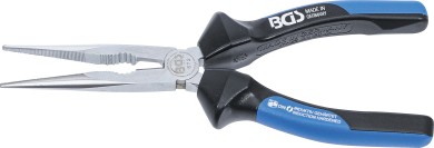 Long Nose Pliers | with Cutting Edge | straight | 200 mm 