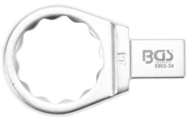 Push Fit Ring Spanner | 34 mm | Square Size 14 x 18 mm 