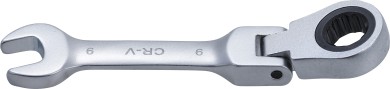 Spärring-U-nyckel | kort | vinkelbar | 9 mm 