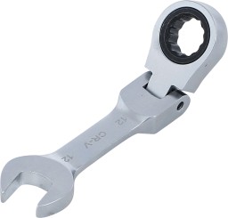 Spärring-U-nyckel | kort | vinkelbar | 12 mm 
