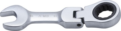 Spärring-U-nyckel | kort | vinkelbar | 15 mm 