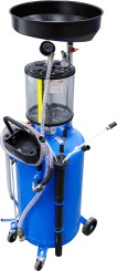 Pneumatski uređaj za pražnjenje i punjenje ulja sa prihvatnom posudom za staro ulje | 80 l 