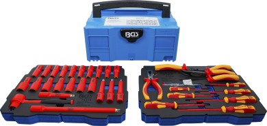 VDE Pliers, Screwdriver and Socket Set | BGS systainer® | 36-pcs. 