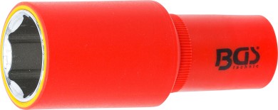 VDE Socket, Hexagon | 12.5 mm (1/2") Drive | 24 mm 