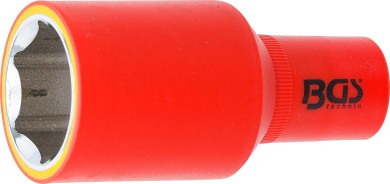 VDE-Steckschlüssel-Einsatz Sechskant | Antrieb Innenvierkant 12,5 mm (1/2") | SW 30 mm 
