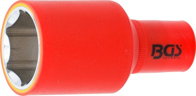 VDE-Steckschlüssel-Einsatz Sechskant | Antrieb Innenvierkant 12,5 mm (1/2") | SW 32 mm 