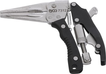 Locking Long Nose Grip Pliers | with pistol grip | 170 mm 