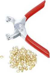 Eyelet Pliers with 100 Round Eyelets | 4.5 mm 