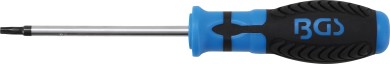 Skruvmejsel | T-Profil (för Torx) med borrning T25 | Klinglängd 100 mm 