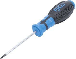 Chave de parafusos | Perfil T (para Torx) com perfuração T8 | Comprimento da lâmina 80 mm 