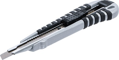 Cúter de cuchilla fraccionable | ancho de cuchilla 9 mm 
