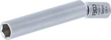 Cardan dopsleutelbit voor ontstekings- en voorverwarmingsbougies | 6,3 mm (1/4") | 9 mm 