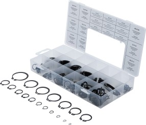 Yttre låsning-sortiment (spårring) | Ø 3 - 32 mm | 300 delar 
