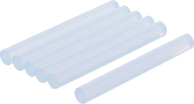 Barras de pegamento termofusible | transparente | Ø 11 mm, 100 mm | 6 piezas 