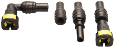Conjunto de conectores de mangueiras/tubos para purga de sistemas a diesel 
