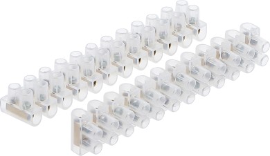 Klämmor för ljuskronor | 2,5 mm² | 3 amp. | 2 st. | Med 12 block 