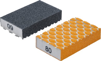 Abrasive Sponge Set | K 60, 80 | 2 pcs. 