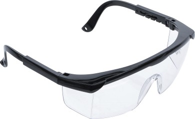 Veiligheidsbril met verstelbare veren | transparant 