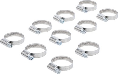 Hose Clamps | Stainless | 20 x 32 mm | 10 pcs. 