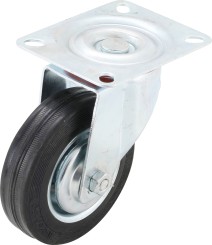 Drejeligt hjul | med skruesokkel | Ø 100 mm 