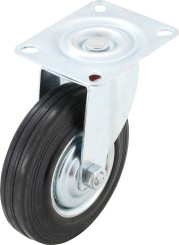 Drejeligt hjul | med skruesokkel | Ø 125 mm 
