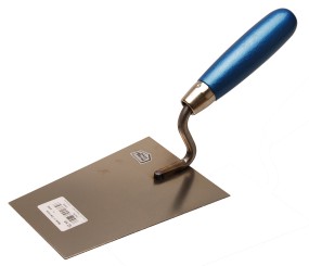 Mason's trowel, German Type | with Swan's Neck | Stainless | 160 mm 
