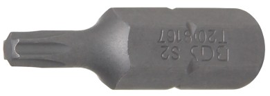 Kärki | pituus 30 mm | kuusiokanta 8 mm (5/16") | T-profiili (Torx) T20 