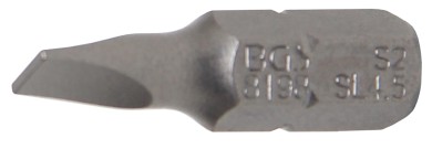Ponta | Comprimento 25 mm | Entrada de sextavado externo 6,3 mm (1/4") | Fenda 4,5 mm 