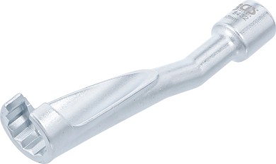 Llave especial para tubos de inyección | para BMW, Opel 2.5TD, Mercedes-Benz | entrada 10 mm (3/8") | 17 mm 