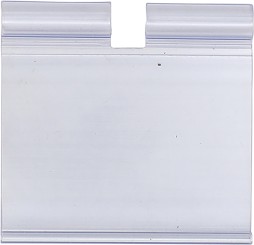 Etikettilaukku, muovia | 52 x 40 mm 