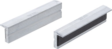 Mandíbulas de proteção de torno de bancada | Alumínio | Largura 125 mm | 2 peças 