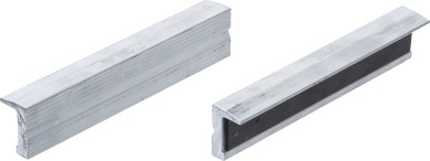 Mandíbulas de proteção de torno de bancada | Alumínio | Largura 150 mm | 2 peças 