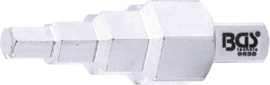 Chave escalonada | Entrada de quadrado externo de 12,5 mm (1/2") | 4 níveis 
