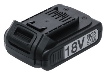 Replacement Battery | Li-Ion | 18 V / 2.0 Ah | for Cordless Impact Wrench BGS 9928 