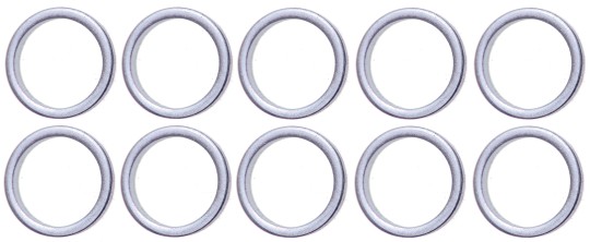 Seal Ring Assortment | for BGS 126 | Ø 13 / 16.5 mm | 10 pcs. 
