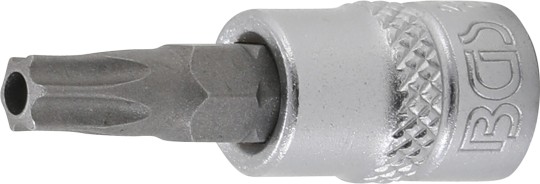 Dopsleutelbit | 6,3 mm (1/4") | T-profiel (voor Torx) met boring T30 