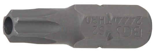 Embout | Longueur 25 mm | 6,3 mm (1/4") | profil T (pour Torx) avec perçage T30 