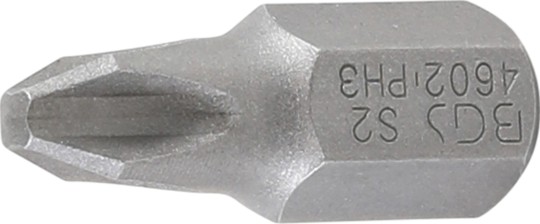 Bit | Länge 30 mm | Antrieb Außensechskant 10 mm (3/8") | Kreuzschlitz PH3 