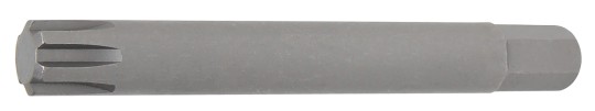 Behajtófej | Hossz 100 mm | Külső hatszögletű 10 mm (3/8") | Ékprofil (RIBE) M12 