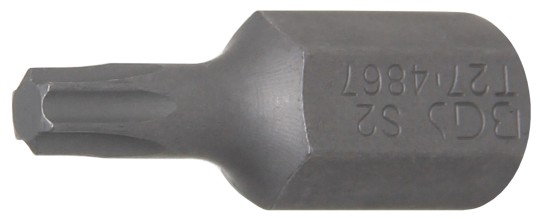 Ponta | Comprimento 30 mm | Entrada de sextavado externo 10 mm (3/8") | Perfil T (para Torx) T27 