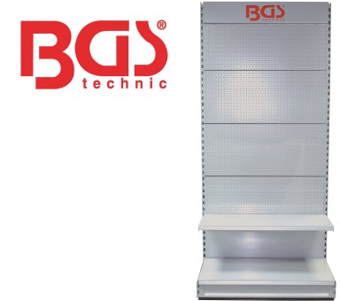 Naklejka "BGS" na ściankę sprzedażową BGS 49 | 400 x 180 mm 