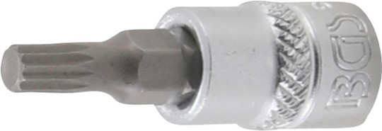 Punta de vaso | entrada 6,3 mm (1/4") | dentado múltiple interior (para XZN) M5 