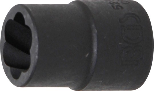 Spiral-Profil-Steckschlüssel-Einsatz / Schraubenausdreher | Antrieb Innenvierkant 12,5 mm (1/2") | SW 14 mm 