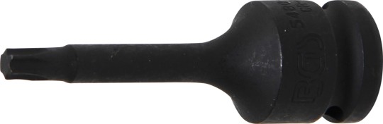 Silová nástrčná hlavice | délka 75 mm | 12,5 mm (1/2") | T-profil (pro Torx) T40 