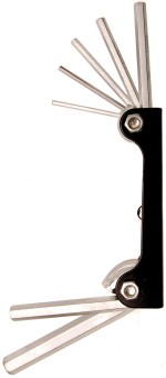 Conjunto de chaves angulares | Hexágono interno 2,5 - 10 mm | 7 peças 