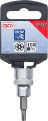 Bit Socket | 10 mm (3/8") Drive | T-Star tamperproof (for Torx) T20 