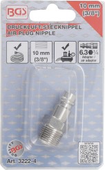 Air Nipple | 10 mm (3/8") External Thread 